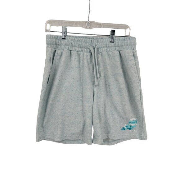 Disney Aulani Resort Shorts Womens Size Small Fleece‎ Casual Surf Drawstring - Picture 1 of 7